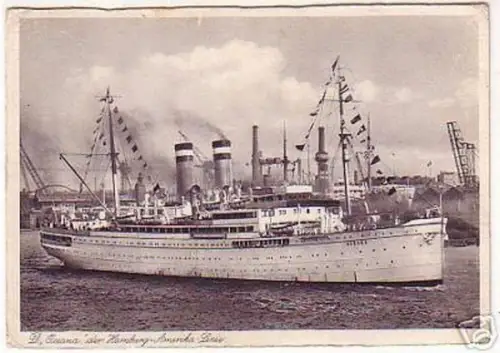 16026 Ak Hamburg HAPAG Dampfer "Oceana" 1936