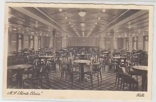 45804 Ak Motorschiff M.S. "Monte Olivia" Halle um 1935