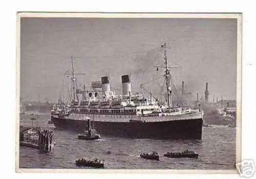schöne Ak Zweischrauben Motorschiff "Monte Pascoal"