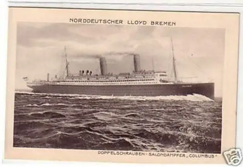 23042 Ak Salondampfer "Columbus" um 1920