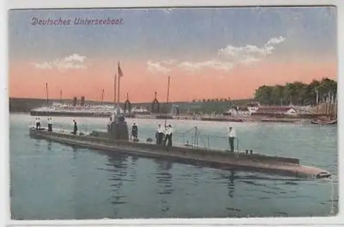 42436 Ak Deutsches Unterseeboot um 1910