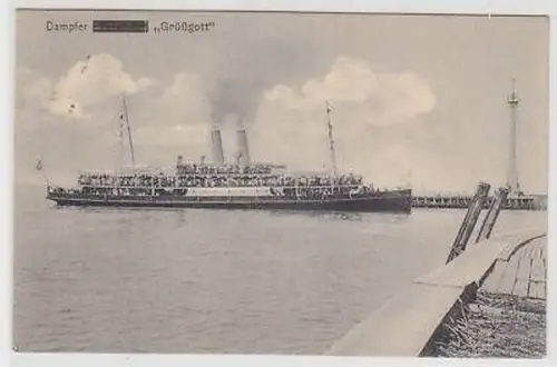 42452 Ak Dampfer "Grüßgott" 1919
