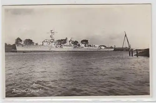44558 Foto Ak Kreuzer "Leipzig" 1931
