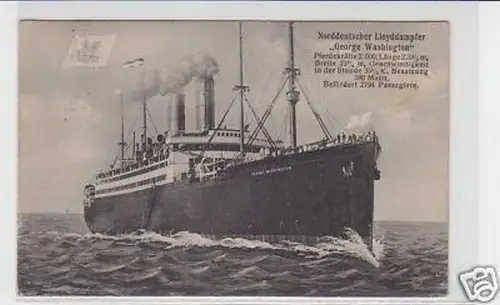 32365 Ak Norddt. Lloyddampfer "George Washington" 1922