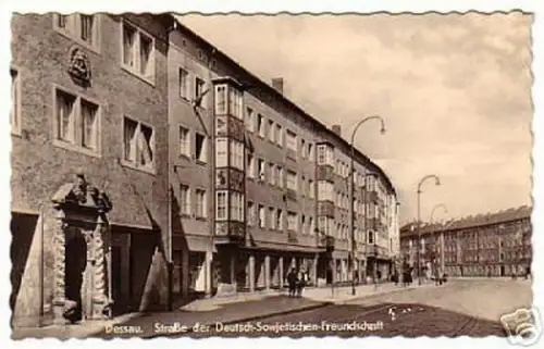 03695 Ak Dessau Straße der dt. sowjetischen Freundschaft