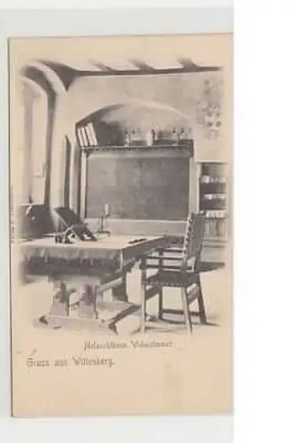 37749 Ak Gruß aus Wittenberg Melanchthons Wohnzimmer