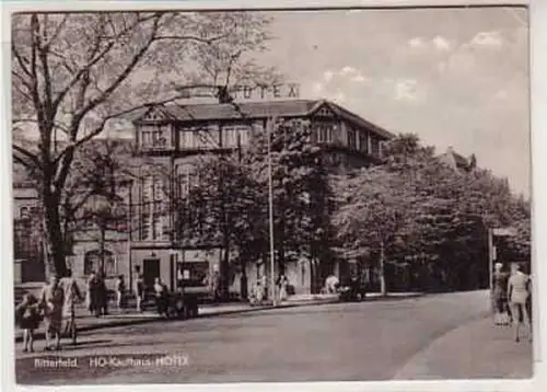 39062 Ak Bitterfeld HO Kaufhaus HOTEX 1961