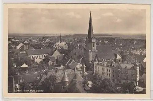 45985 Ak Lützen Blick vom Schloß um 1940