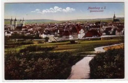 48525 Ak Naumburg an der Saale Gesamtansicht um 1910