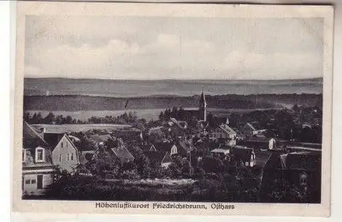 60325 Ak Höhenluftkurort Friedrichsbrunn Ostharz Totalansicht um 1930