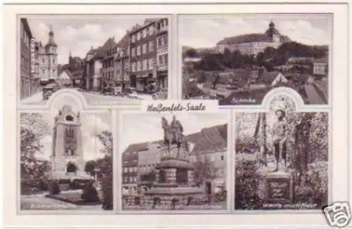 28904 Mehrbild Ak Weißenfels Leipziger Straße usw. 1940