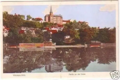 27236 Ak Weissenfels Partie an der Saale 1911