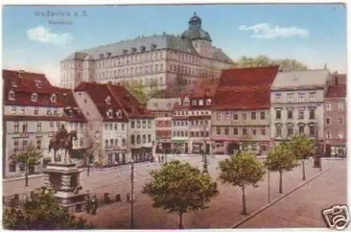 27040 Ak Weißenfels an der Saale Marktplatz 1915