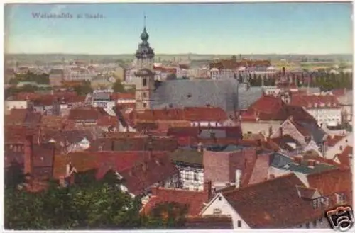 27285 Ak Weissenfels an der Saale Totalansicht 1916