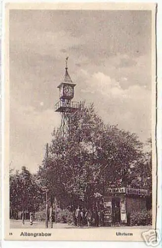 08264 Ak Truppenübungsplatz Altengrabow Turmuhr 1928