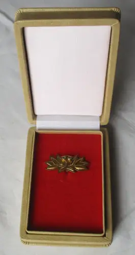 DDR Ehrenspange zum Vaterländischen Verdienstorden in Gold im Etui (118011)