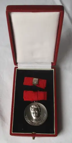 DDR Orden Fritz Heckert Medaille 900 Punze Bartel 4c (104606)