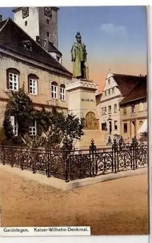 41875 Ak Gardelegen Kaiser Wilhelm Denkmal 1912