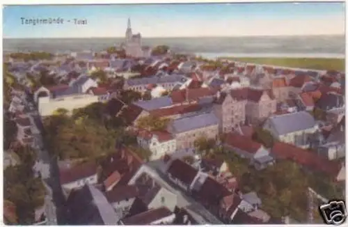 19802 Ak Tangermünde Totalansicht 1924