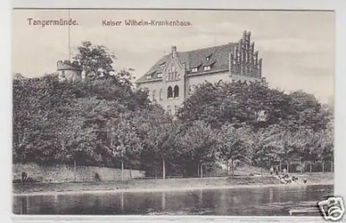 35635 Ak Tangermünde Kaiser Wilhelm Krankenhaus um 1910