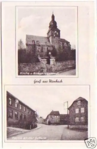 28943 Mehrbild Ak Gruß aus Utenbach Schule usw. um 1940