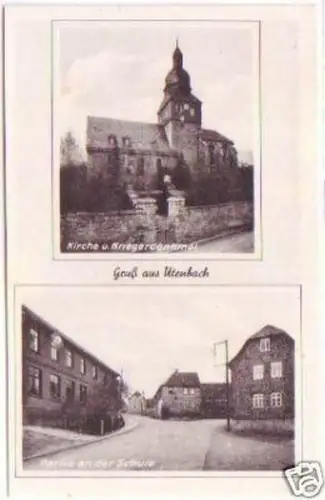 28942 Mehrbild Ak Gruß aus Utenbach Schule usw. um 1940