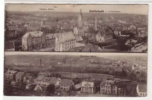 41962 Mehrbild Ak Hettstedt Totalansicht 1907