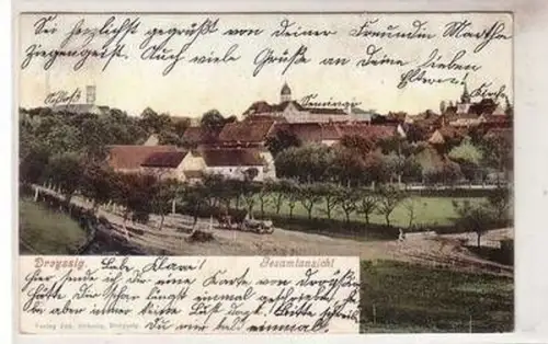 48966 Ak Droyssig Gesamtansicht 1907