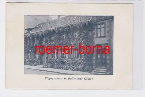 81251 Ak Kügelgenhaus in Ballenstadt (Harz) um 1940