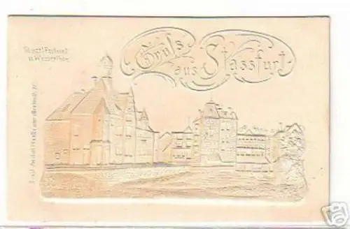 05530 Präge Ak Gruss aus Stassfurt Kaiserl. Postamt 1904
