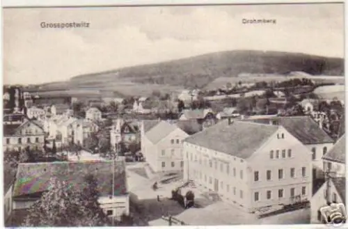 14497 AK Grosspostwitz Drohmberg Totalansicht um 1920