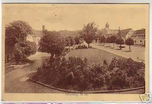 07529 Ak Doyssig bei Zeitz Marktplatz 1929
