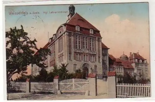 21223 Ak Weissenfels königliches Lehrerseminar 1912