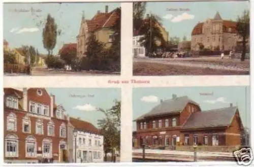 22066 Mehrbild-Ak Gruß aus Theissen 1917