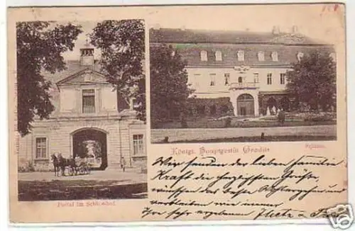 32749 Mehrbild Ak Königl. Hauptgestüt Graditz 1905