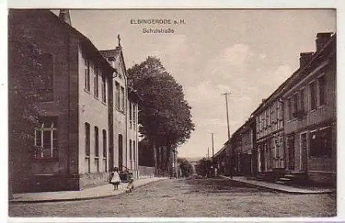 35234 Ak Elbingerode am Harz Schulstrasse um 1910