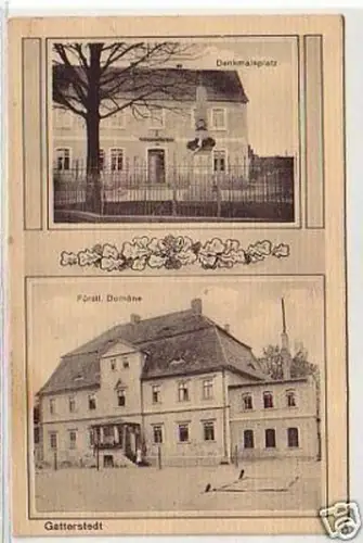 25583 Mehrbild Ak Gatterstedt Denkmalsplatz usw. um 1915
