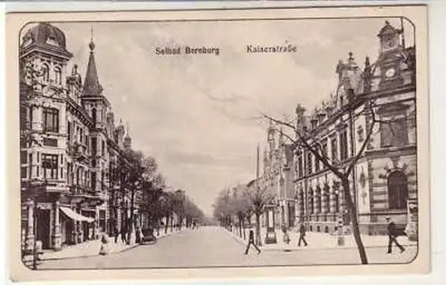 40950 Ak Solbad Bernburg Kaiserstraße um 1910