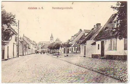 14341 Ak Alsleben a.S. Bernburgerstrasse um 1910