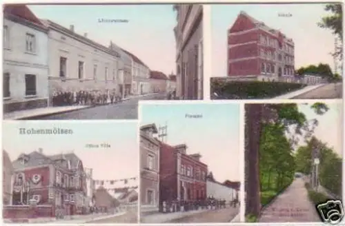 25080 Mehrbild Ak Hohenmölsen Schule usw. um 1920