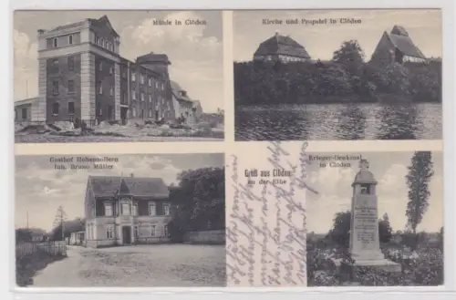 98158 Mehrbild Ak Gruß aus Clöden an der Elbe Gasthof usw. um 1920