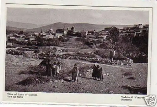 30655 Ak Blick auf Nazareth um 1900