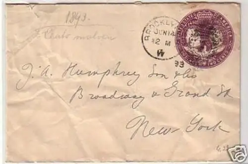34029 Ganzsachen Brief USA 400 Jahre Kolumbus 1492-1892