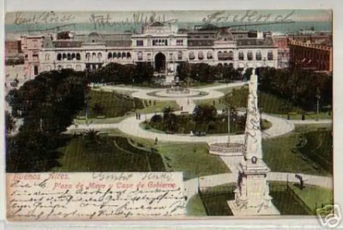 12666 Ak Buenos Aires Plaza de Mayo Argentinien 1907