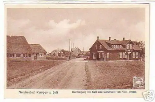 06505 Ak Nordseebad Kampen a. Sylt Conditorei um 1920