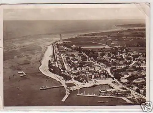 27760 Ak Ostseebad Laboe vom Flugzeug aus gesehen 1935