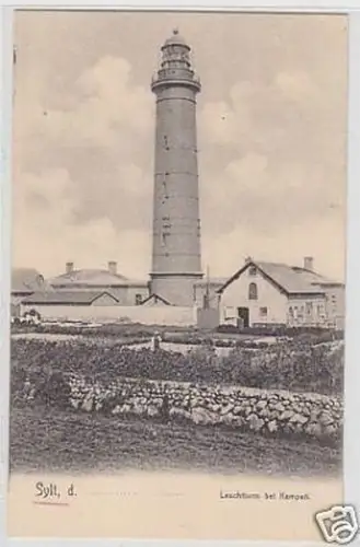 33418 Ak Sylt Leuchtturm bei Kampen um 1910
