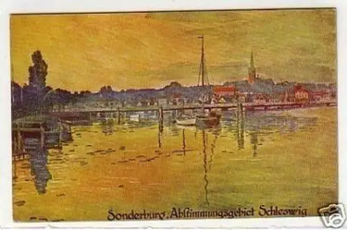 31162 Ak Sonderburg Abstimmungsgebiet Schleswig um 1920