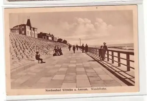 50256 Ak Nordseebad Wittdün auf Amrum Wandelbahn um 1930