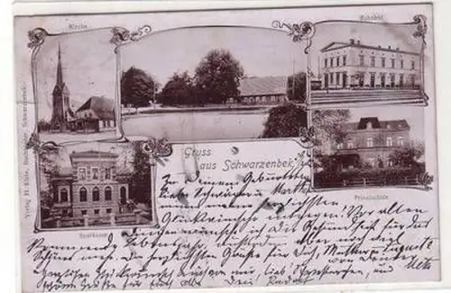 53417 Mehrbild Ak Gruss aus Schwarzenbek 1902
